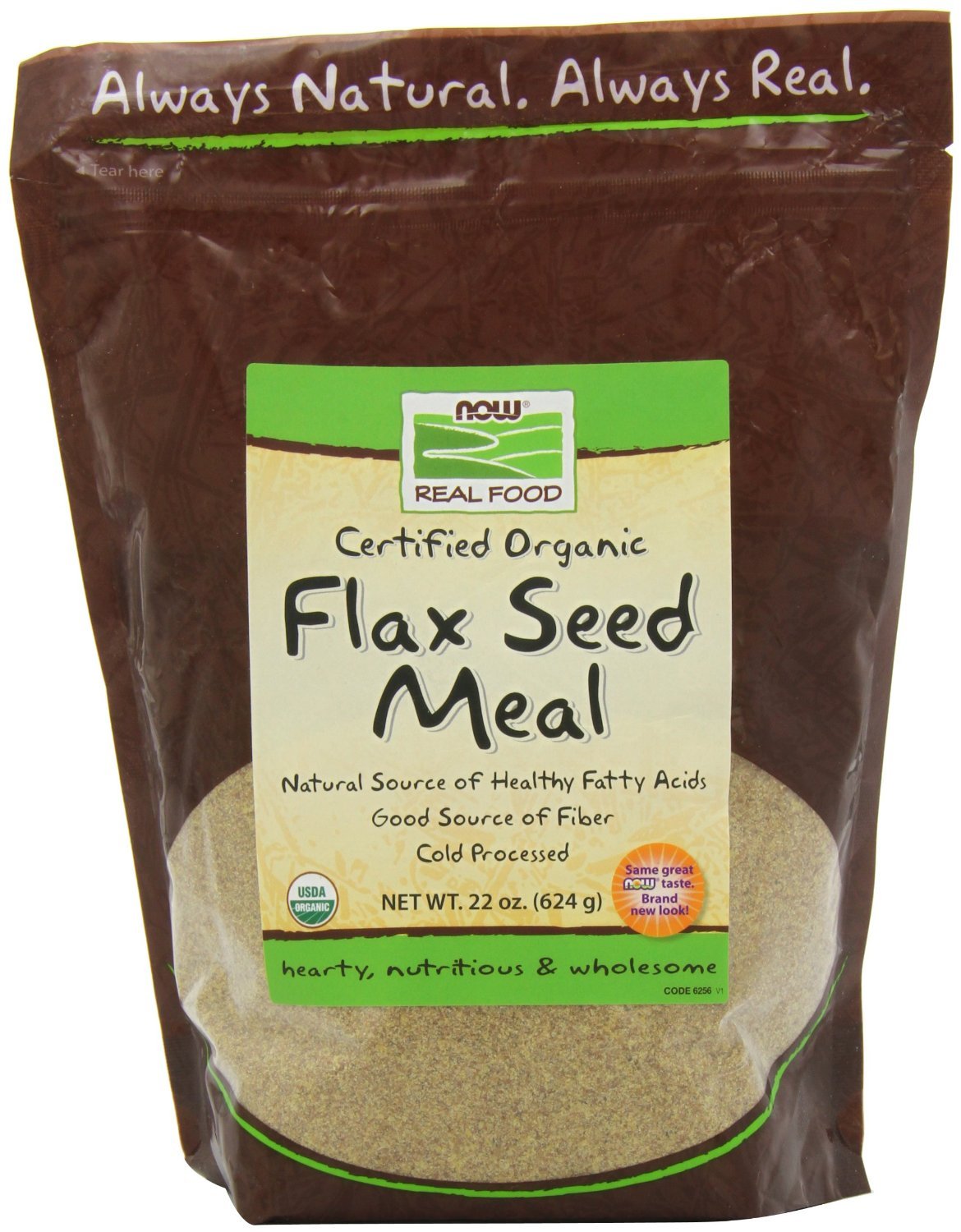 now foods flax seed organic meal (22 oz = pack of 2)