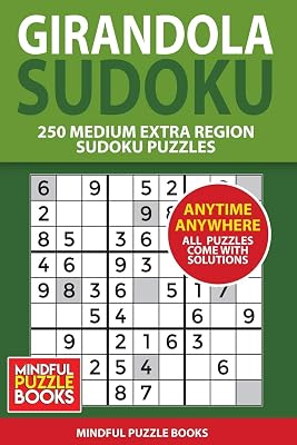 Girandola Sudoku: 250 Medium Extra Region Sudoku Puzzles (Sudoku Girandola)
