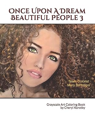 Once Upon A Dream Beautiful People 3: Grayscale Art Coloring Book