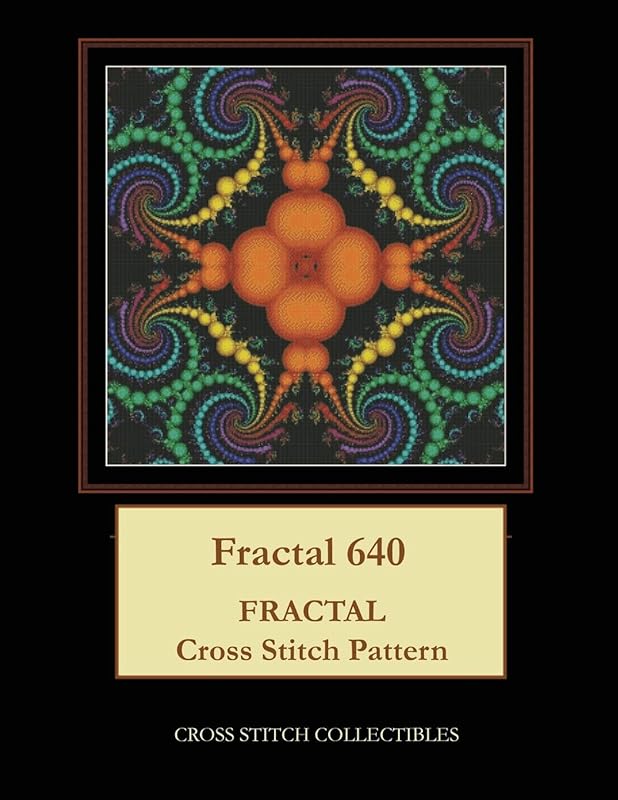 Fractal 640: Fractal Cross Stitch Pattern by Cross Stitch Collectibles
