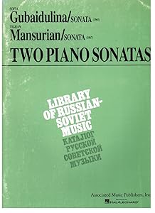 Two Piano Sonatas by Young Soviet Composers: Piano Solo (Library of Russian-Soviet Music) by Tigran Mansurian