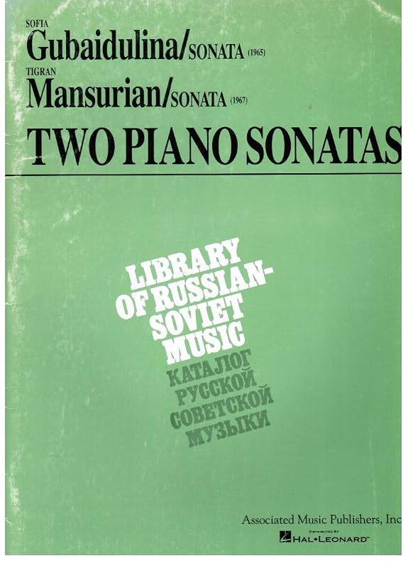 Two Piano Sonatas by Young Soviet Composers: Piano Solo (Library of Russian-Soviet Music) by Tigran Mansurian