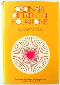 Ordinary Differential Equations (Applied Mathematics Series) by W. T. Reid