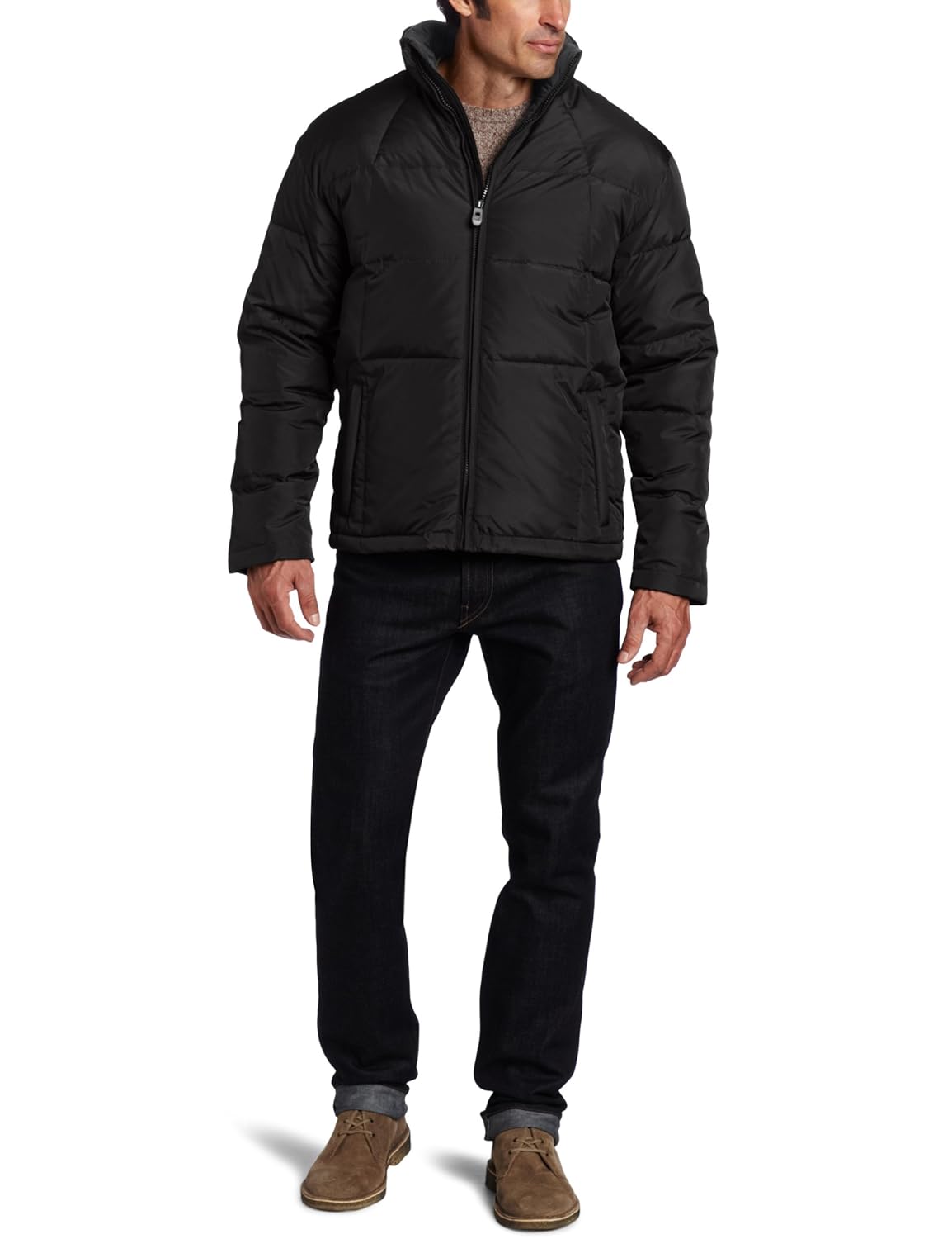 london fog mens drew down hipster, black, xx-large