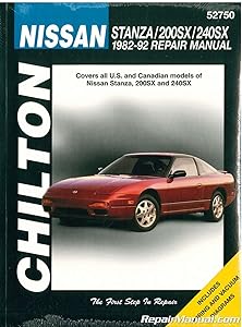 Nissan Stanza, 200SX, and 240SX, 1982-92 (Chilton Total Car Care Series Manuals)