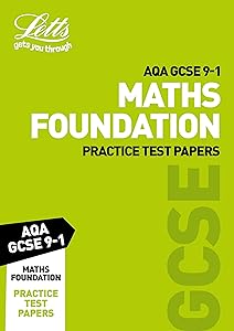 Letts GCSE 9-1 Revision Success – AQA GCSE Maths Foundation Practice Test Papers