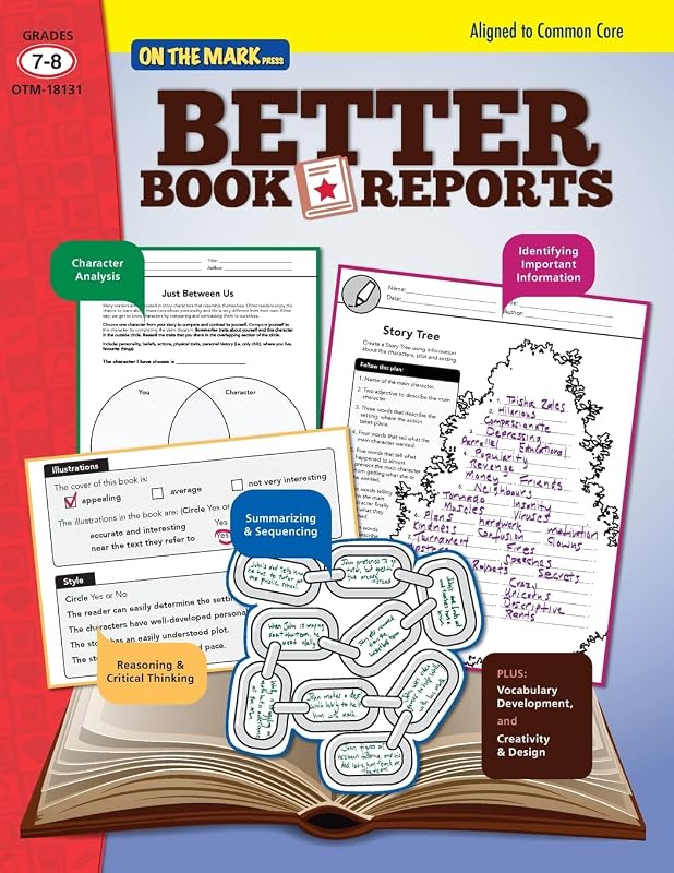 Book Reports Grades 7-8 by Eleanor Summers