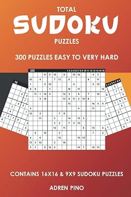 TOTAL SUDOKU PUZZLES: 300 puzzles easy to very hard