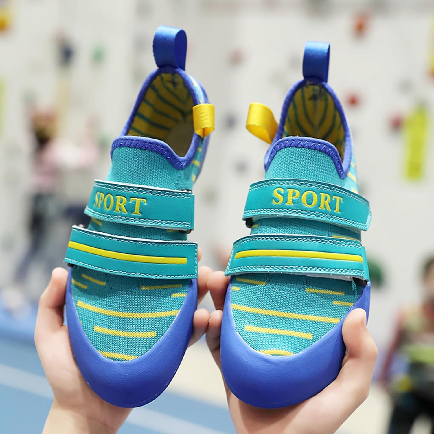 Womens Rock Climbing Shoes Lightweight Breathable Bouldering Gym Sports Sneakers For Female_vogvips.com