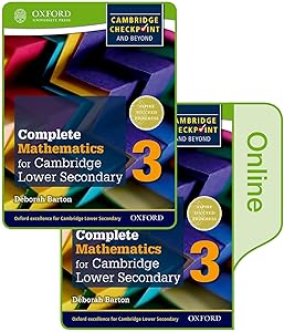 Complete Mathematics for Cambridge Lower Secondary Book 3: Print and Online Student Book (CIE Checkpoint) by Deborah Barton