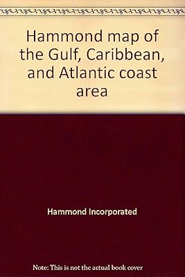 Hammond map of the Gulf, Caribbean, and Atlantic coast area