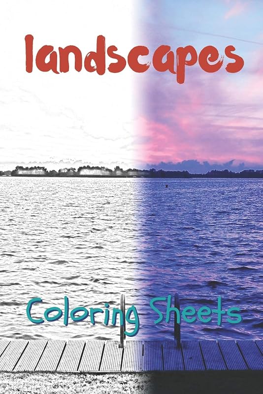 Landscape Coloring Sheets: 30 landscape drawings,coloring sheets adults relaxation, coloring book for kids, for girls, volume 12 by Julian Smith