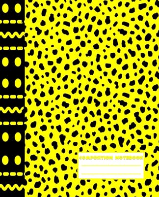 Composition Book African Safari Animal Cover: Cheetah Print Notebooks For Women, Men, Teens, Kids. College Ruled, 7.5" x 9.25", 100 Pages. Beautiful, ... Best for Back to School, Work, Home or Gift.