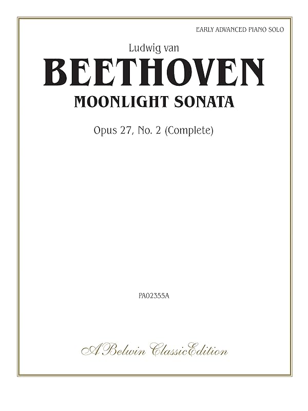 Moonlight Sonata, Op. 27, No. 2 (Complete) (Belwin Classic Library) by Ludwig van Beethoven