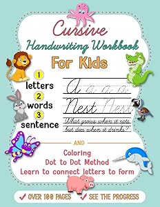 Cursive Writing Practice Book for 5th Grade: Learning and Practice Cursive Writing Workbook with Coloring Section, Inspiring Jokes and Riddles for Kids (3 in 1 Edition) (Cursive Handwriting Workbooks)