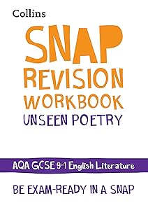 Collins GCSE 9-1 Snap Revision – Unseen Poetry Workbook: New GCSE Grade 9-1 English Literature AQA