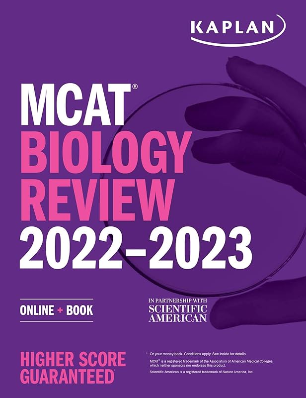 MCAT Biology Review 2022-2023: Online + Book (Kaplan Test Prep) by Kaplan Test Prep