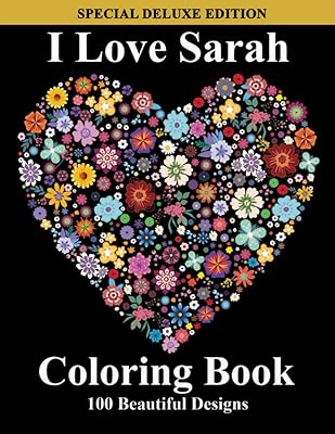 I Love Sarah Coloring Book