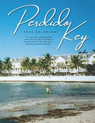 Perdido Key Calendar: Beautiful 18-month 2023 Calendar - Gift for Family, Friends and Yourself - Thick Paper - Home & Office Organizer - Large Monthly Grid for Note and Planning