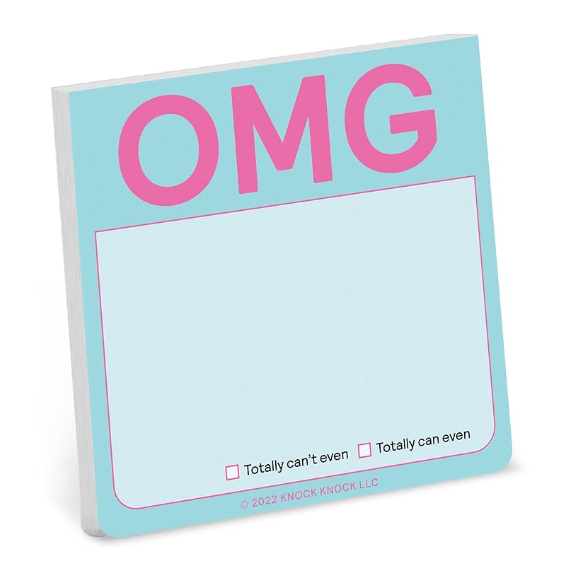 Knock Knock OMG Sticky Note Pad by Knock Knock