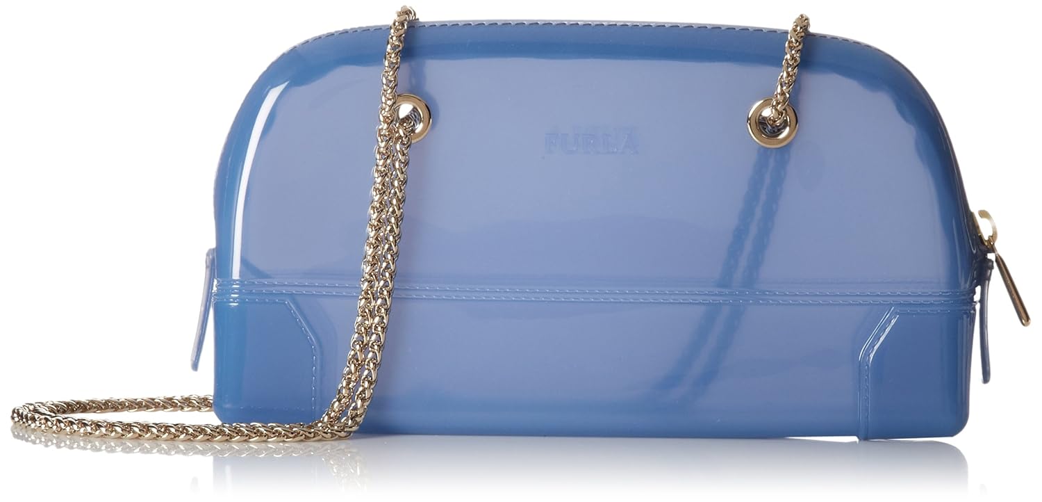furla candy tootsie mini cross body,oxford/blue,one size