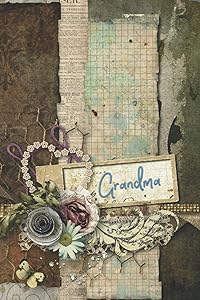 GRANDMA: Large Print Address Book Gift for Grandmother Nickname with Gorgeous Art Cover by Angelique Petrichor