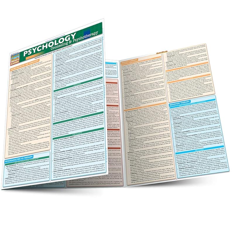 Psychology: Counseling & Psychotherapy (Quick Study Academic) by Inc. BarCharts