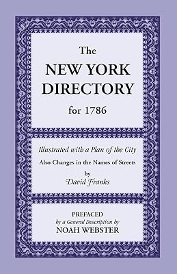 New York Directory for 1786