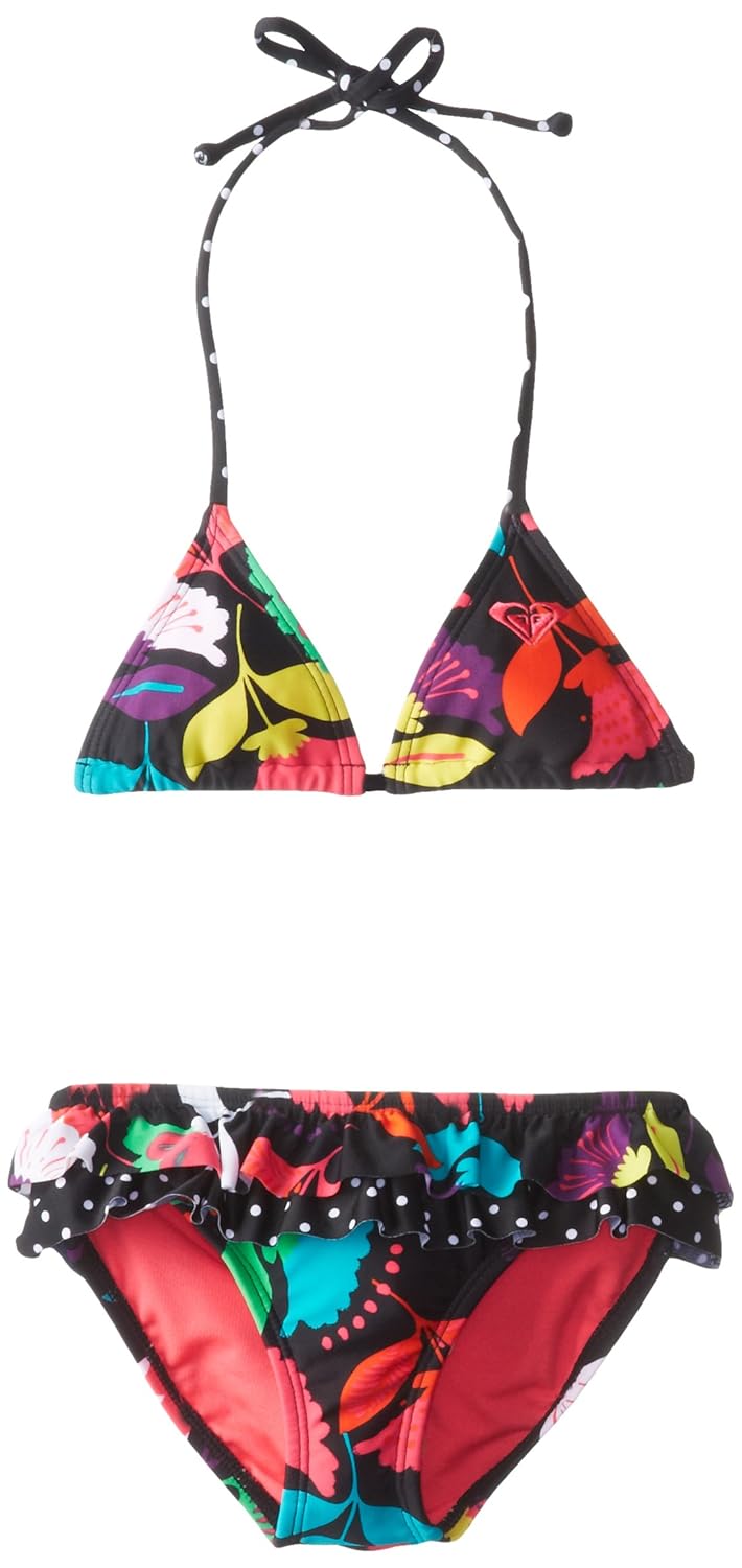 

Roxy Little Girls' How Sweet It Is Tiki Tri Set Two Piece Swimsuit