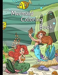 Mermaid Coloring Book by Keep On Coloring
