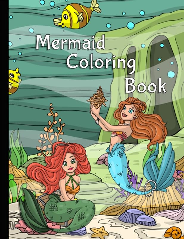Mermaid Coloring Book by Keep On Coloring