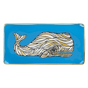 Patch NYC Whale Rectangle Porcelain Tray