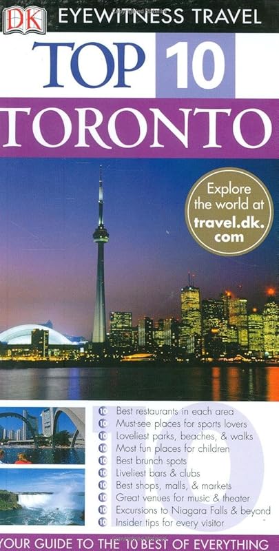 Top 10 Toronto (Eyewitness Top 10 Travel Guide) by Lorraine Johnson