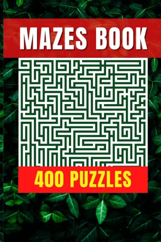 Maze Puzzle Book: 400 Games, For Travel by Didactic Publishing