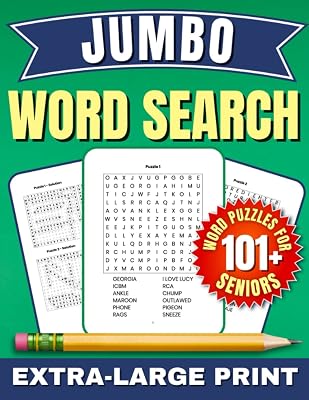 Jumbo Word Search for Seniors: 101+ Find a Word Puzzles (Extra-Large Print)
