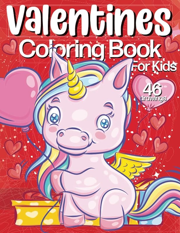 Valentines Coloring Book For Kids: Also Fun Valentine Books For Toddlers. This Valentines Day Coloring Books For Kids Has Lots Of Animals and Hearts. ... Drawings In This Valentine Books For Kids. by Giggleland