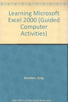 Learning Microsoft Excel 2000 (Guided Computer Activities)
