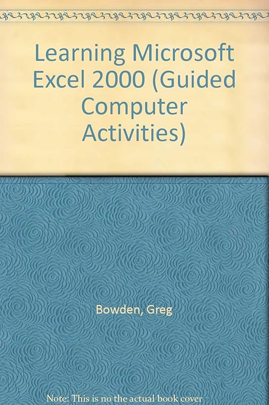 Learning Microsoft Excel 2000 (Guided Computer Activities) by Greg Bowden