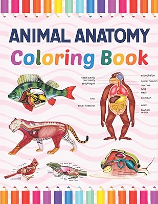 Animal Anatomy Coloring Book: The New Surprising Magnificent Learning Structure For Veterinary Anatomy Students. Introduction to Animal Anatomy and ... Cow Fish Frog & More Anatomy Coloring book.