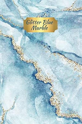 Glitter Blue Marble: A Classic Softcover Journal