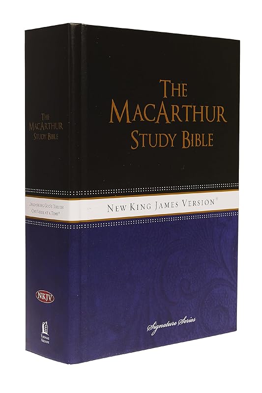 NKJV, The MacArthur Study Bible, Large Print, Hardcover: Holy Bible, New King James Version by Thomas Nelson