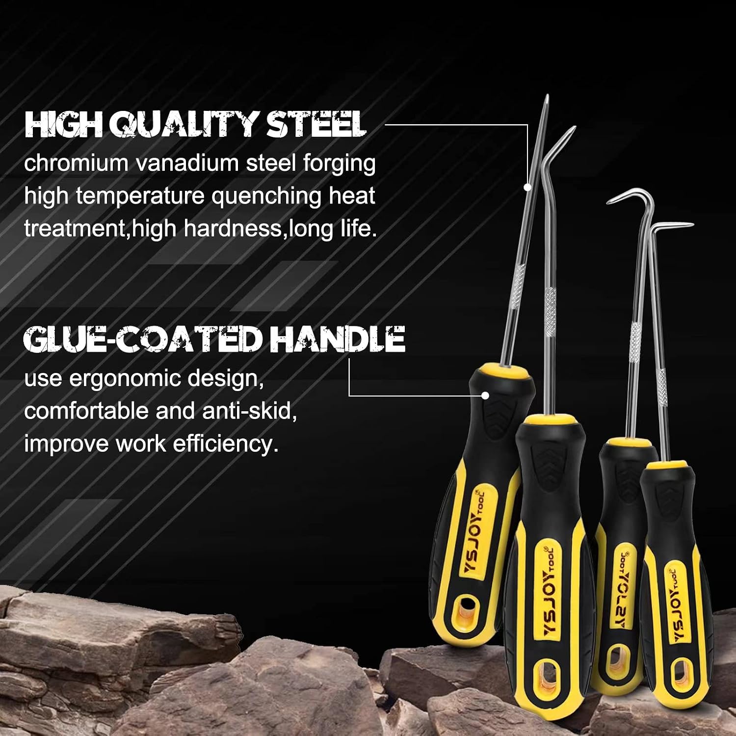 ValueMax 126-Piece Magnetic Screwdriver Set – Rack Organizer, Chrome Vanadium