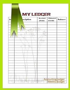Accounting Ledger: Weekly Budget by Tukang Kira