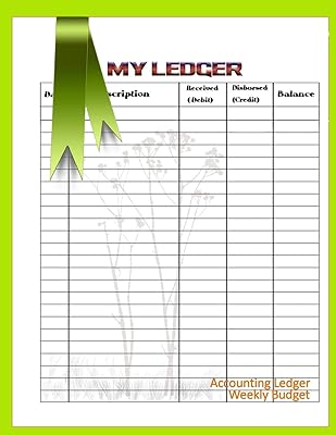 Accounting Ledger: Weekly Budget