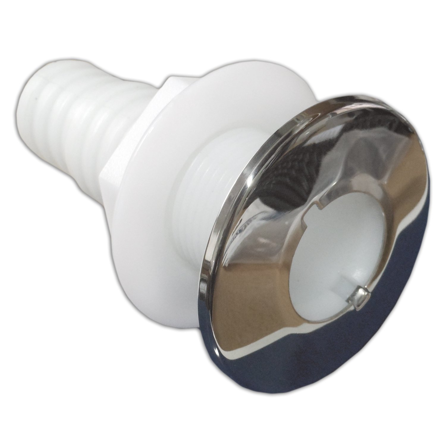 

1'' Thru Hull Fitting Stainless Steel Covered - Through Hull - Five Oceans