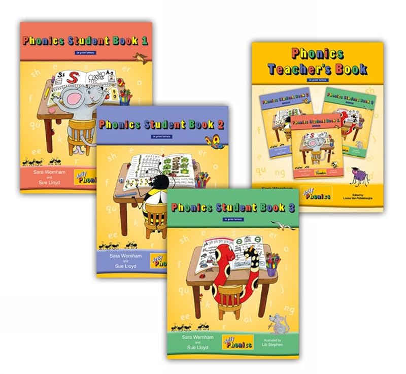 Jolly Phonics Class Set (Colour in Print Letters) by Sara Wernham