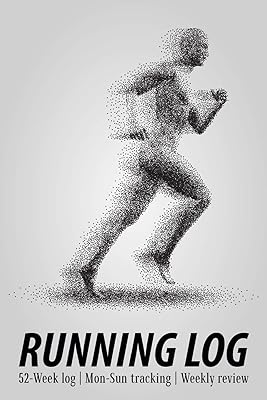 Running Log: A ONE-YEAR Tracking Book For Staying Consistent & Motivated: Weekly Format With End Of Week Review (Running Diary Logbook)