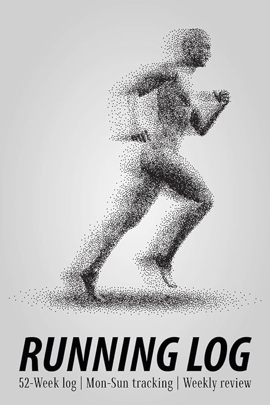 Running Log: A ONE-YEAR Tracking Book For Staying Consistent & Motivated: Weekly Format With End Of Week Review (Running Diary Logbook) by Blue Star Logbooks