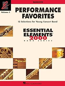 Performance Favorites, Vol. 1 - Bassoon: Correlates with Book 2 of Essential Elements for Band