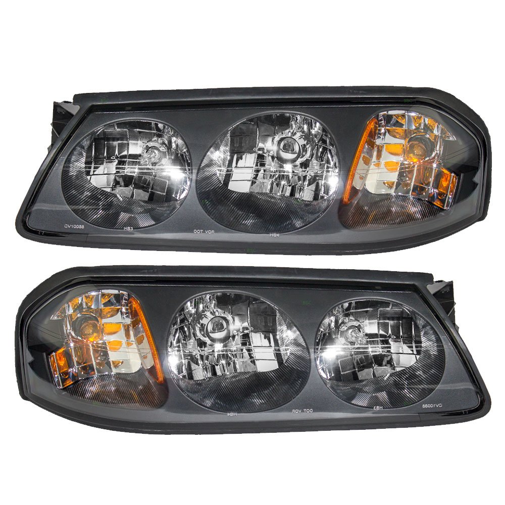 

Driver and Passenger Headlights Headlamps Replacement for Chevrolet 10349961 10349962